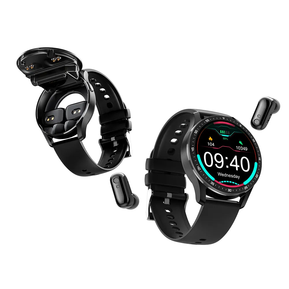 | Zwei in Eins Smartwatch mit Bluetooth-Ohrhörern