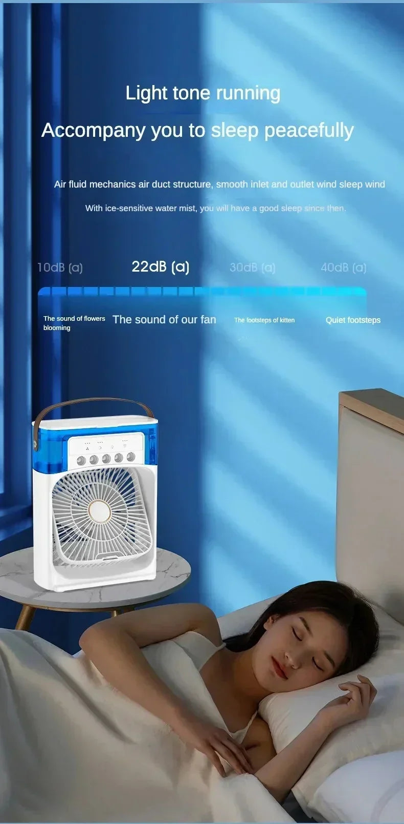| AirMist Pro Desktop Luftbefeuchter Ventilator
