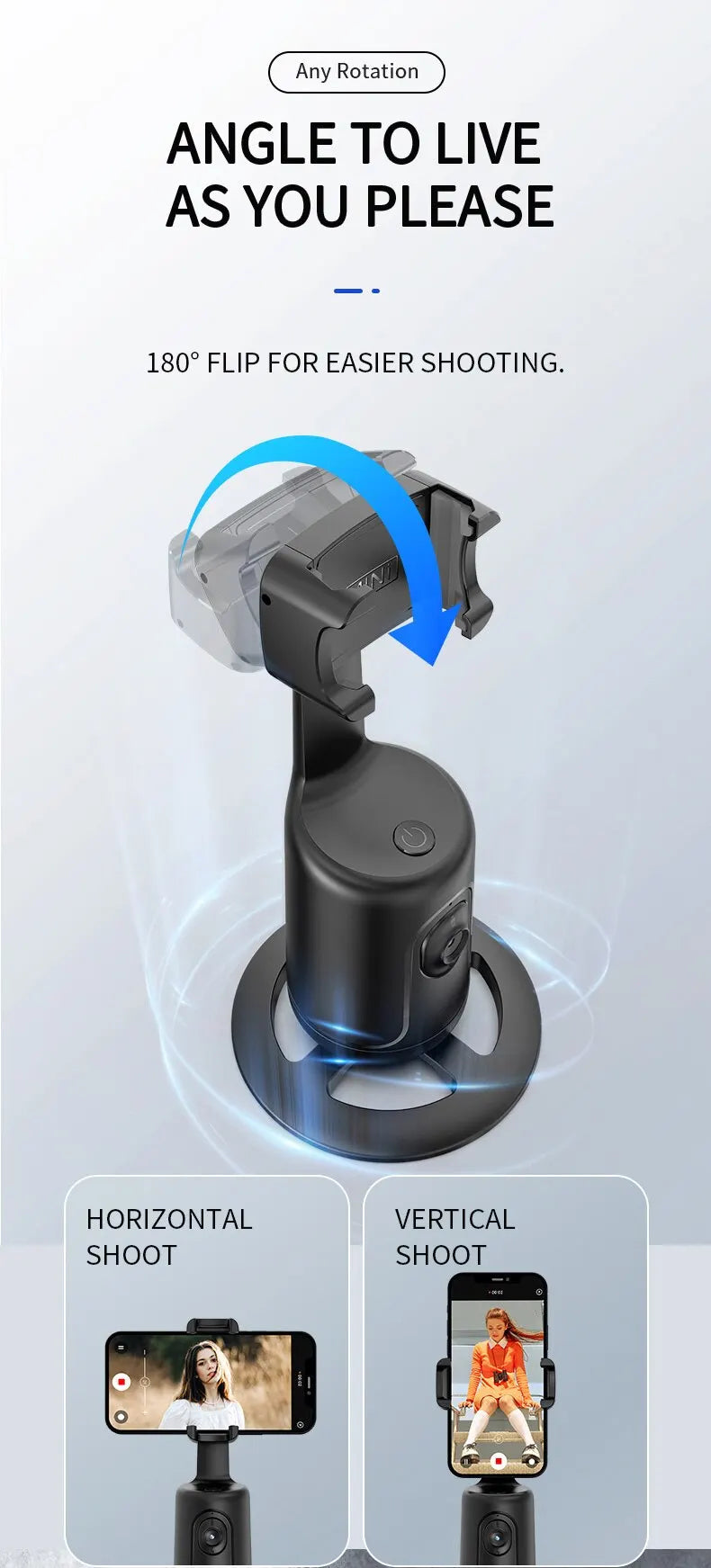 | Smart Gesichtserkennung Auto Tracking Telefonhalter