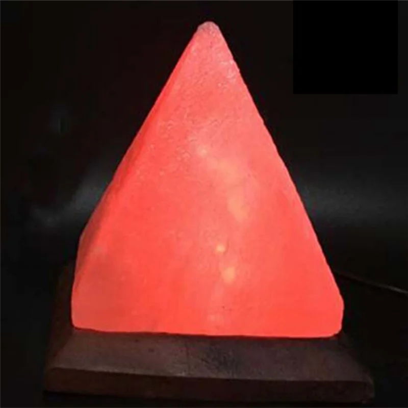 Himalaya Kristallsalzlampe USB LED Pyramide, Luftreiniger & Stimmung