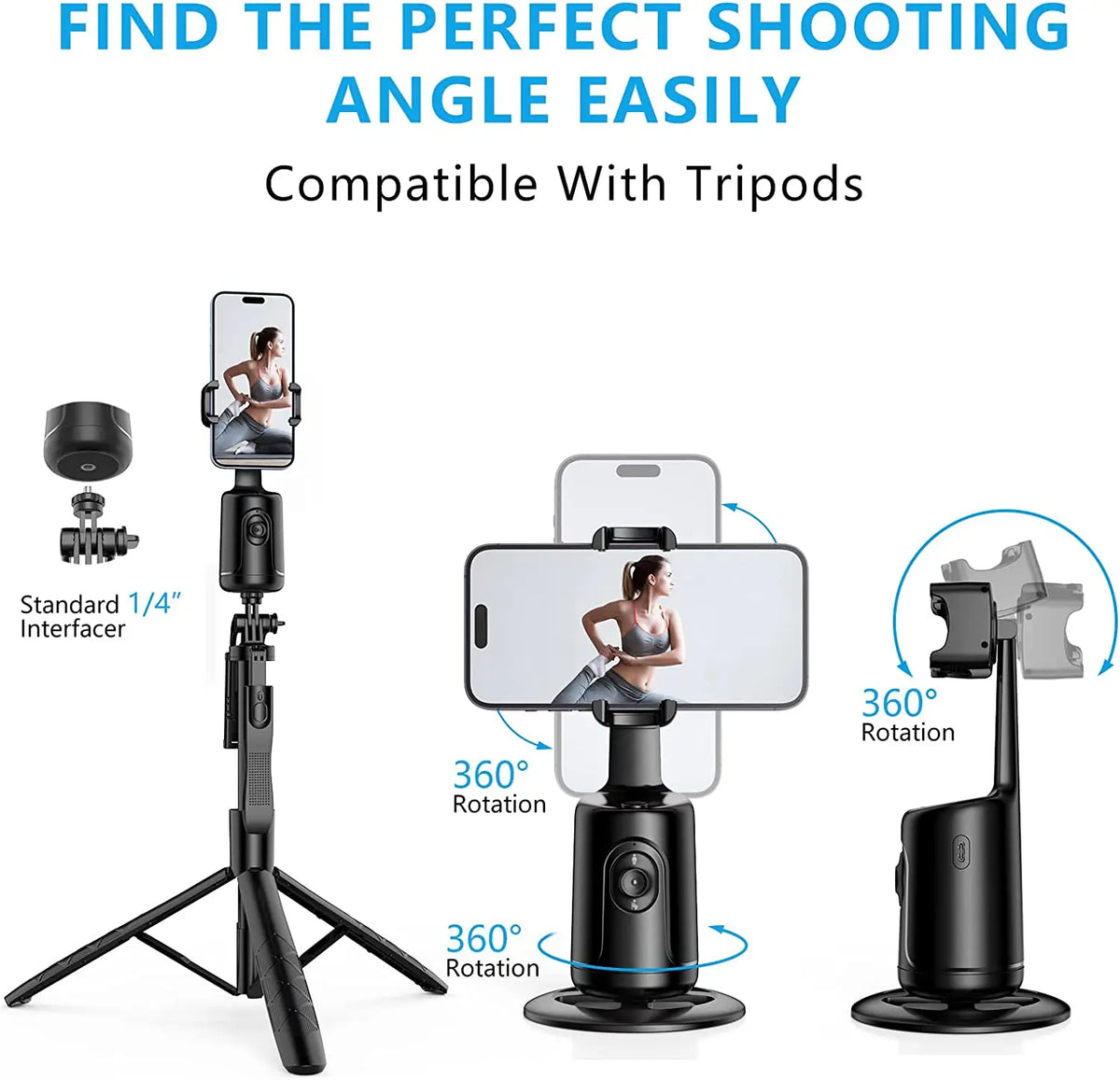 | Smart Gesichtserkennung Auto Tracking Telefonhalter