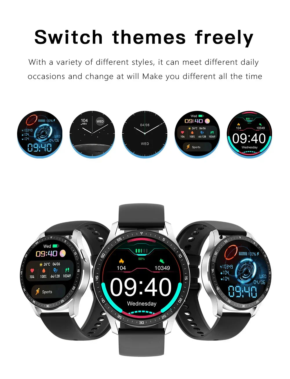 | Zwei in Eins Smartwatch mit Bluetooth-Ohrhörern