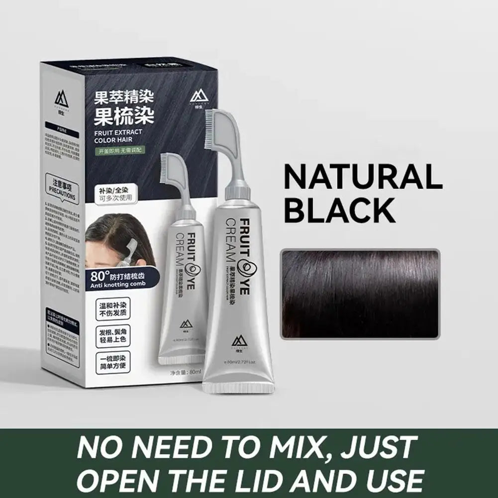 | Haarfärbecreme mit Kamm