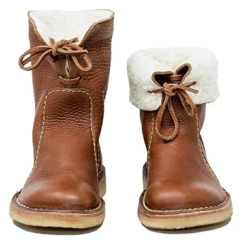 Lunera – Damen Winterstiefel wasserdicht mit Wollfutter und Fleece