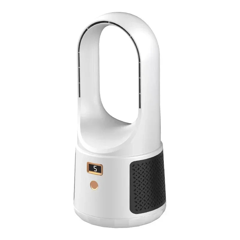 Bladeless Tischventilator – Kompakter, Kabelloser USB-Ventilator ohne Rotor für Schlafzimmer & Büro