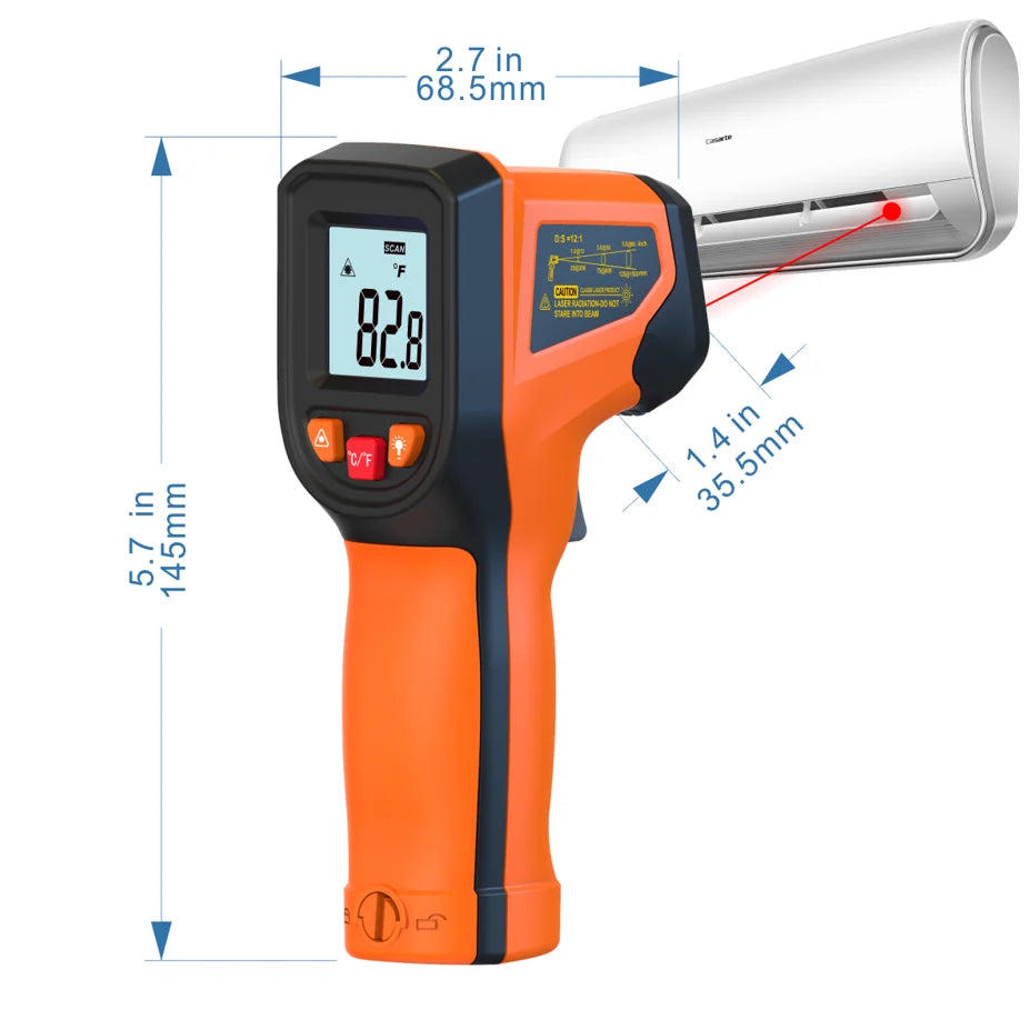 | Laser-Infrarot-Thermometer