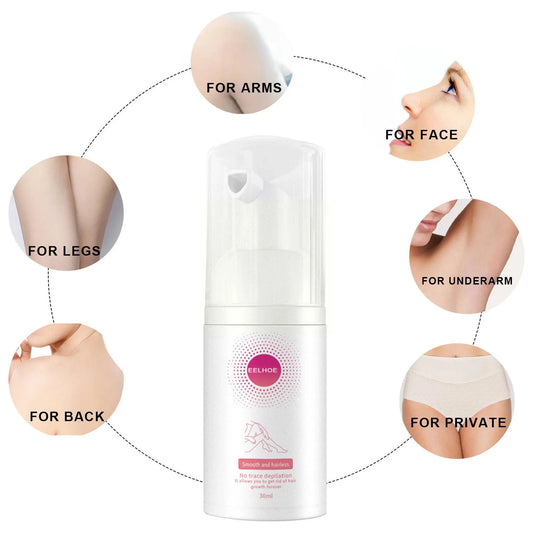 | Schaum-Haarentfernungspray