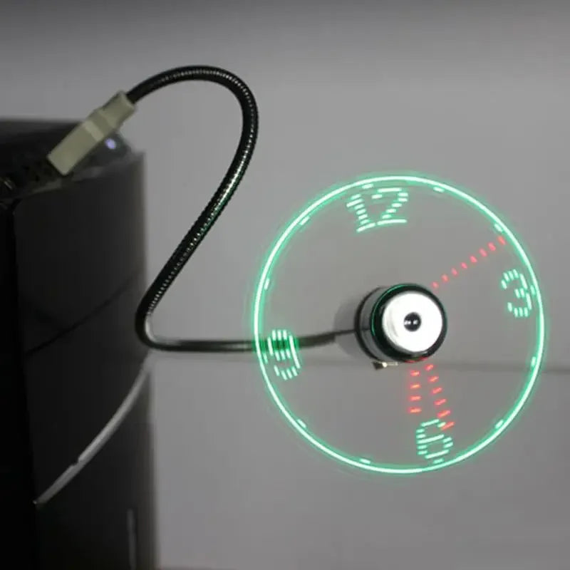 | USB LED Fan Uhr