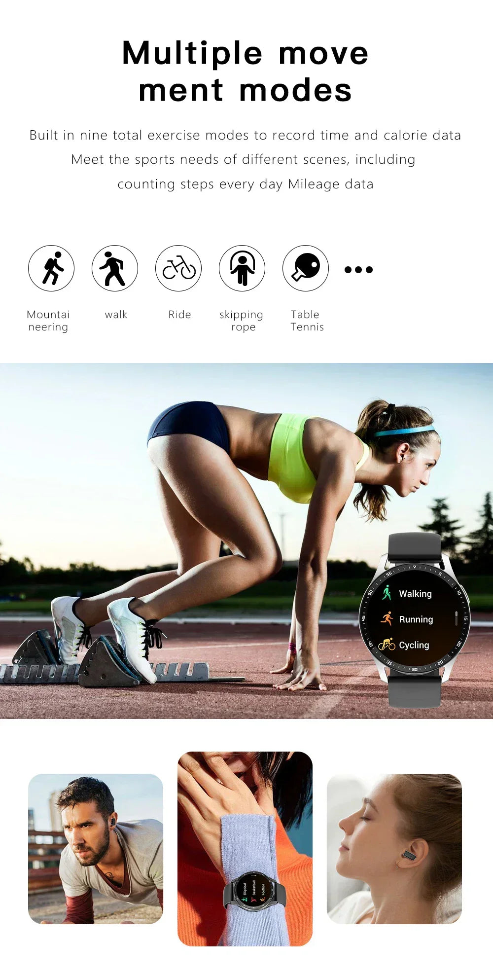 | Zwei in Eins Smartwatch mit Bluetooth-Ohrhörern