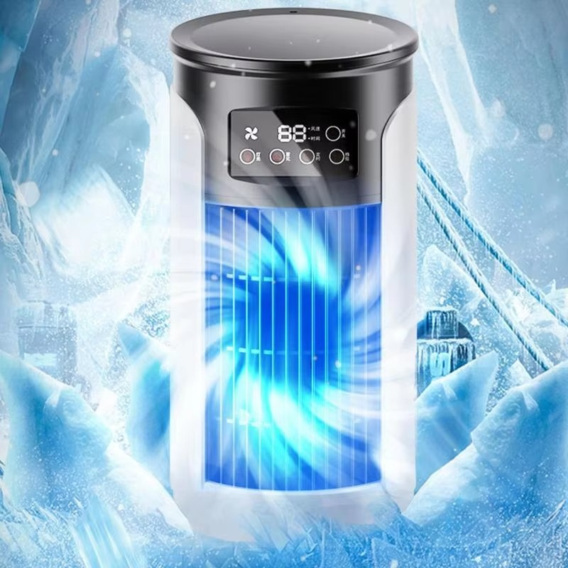 | Tragbare Klimaanlage Ventilator Verdunstungskühler USB Leise Timer Raum Kühlung Klein 10 oz Wassertank Persönlicher Kühler Einstellbar