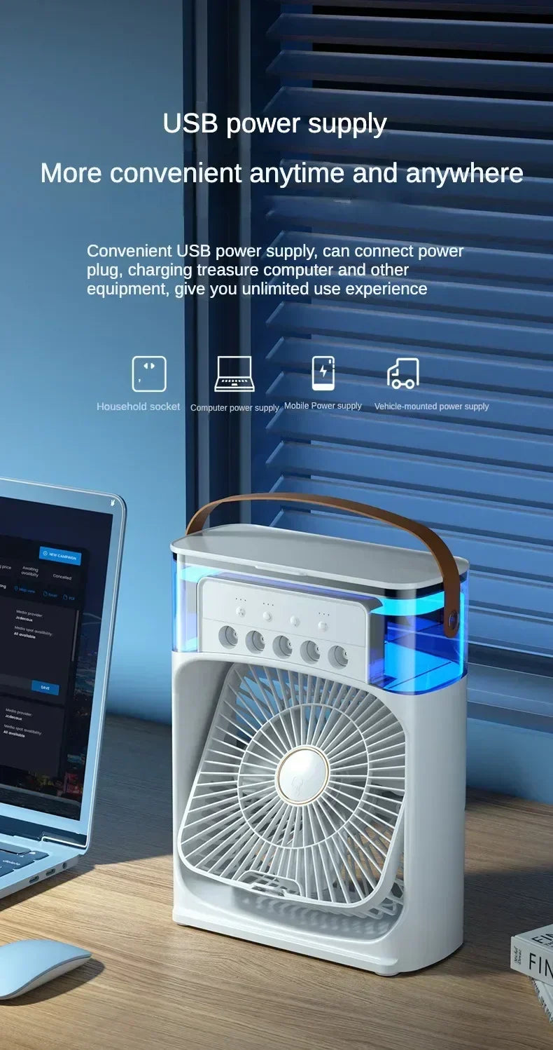 | Tragbarer Luftbefeuchter AIr Cooler Ventilator