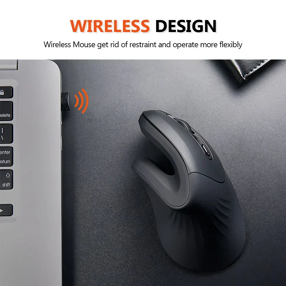 | Ergonomische drahtlose vertikale Maus