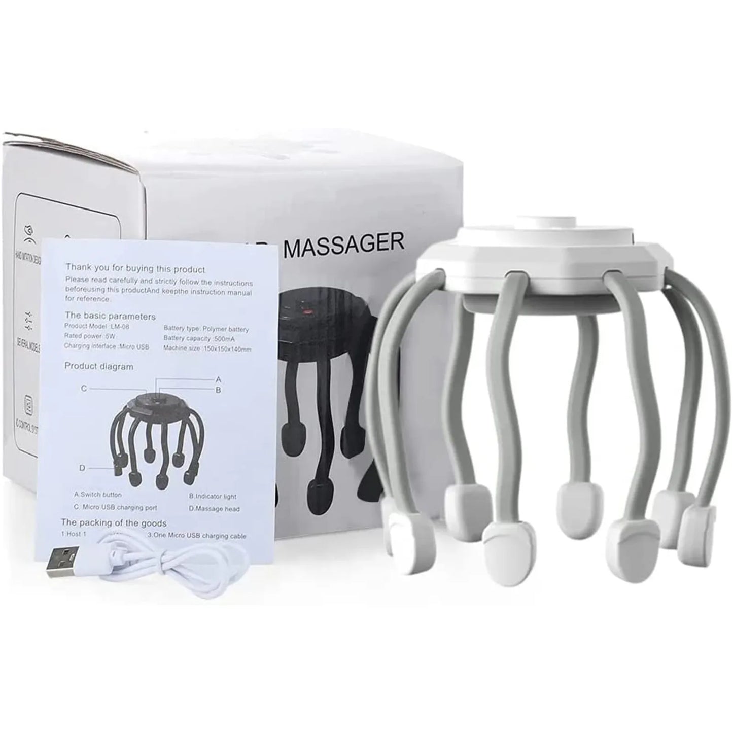 | Octopus Kopf-Massagegerät