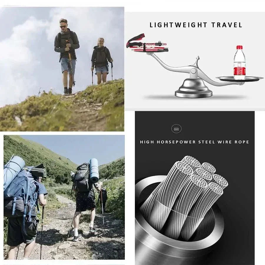 | Faltbare Trekkingstöcke für Wandern & Outdoor-Abenteuer