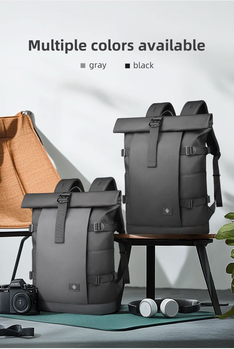 | Erweiterbarer Outdoor-Rucksack mit großem Volumen & Laptopfach