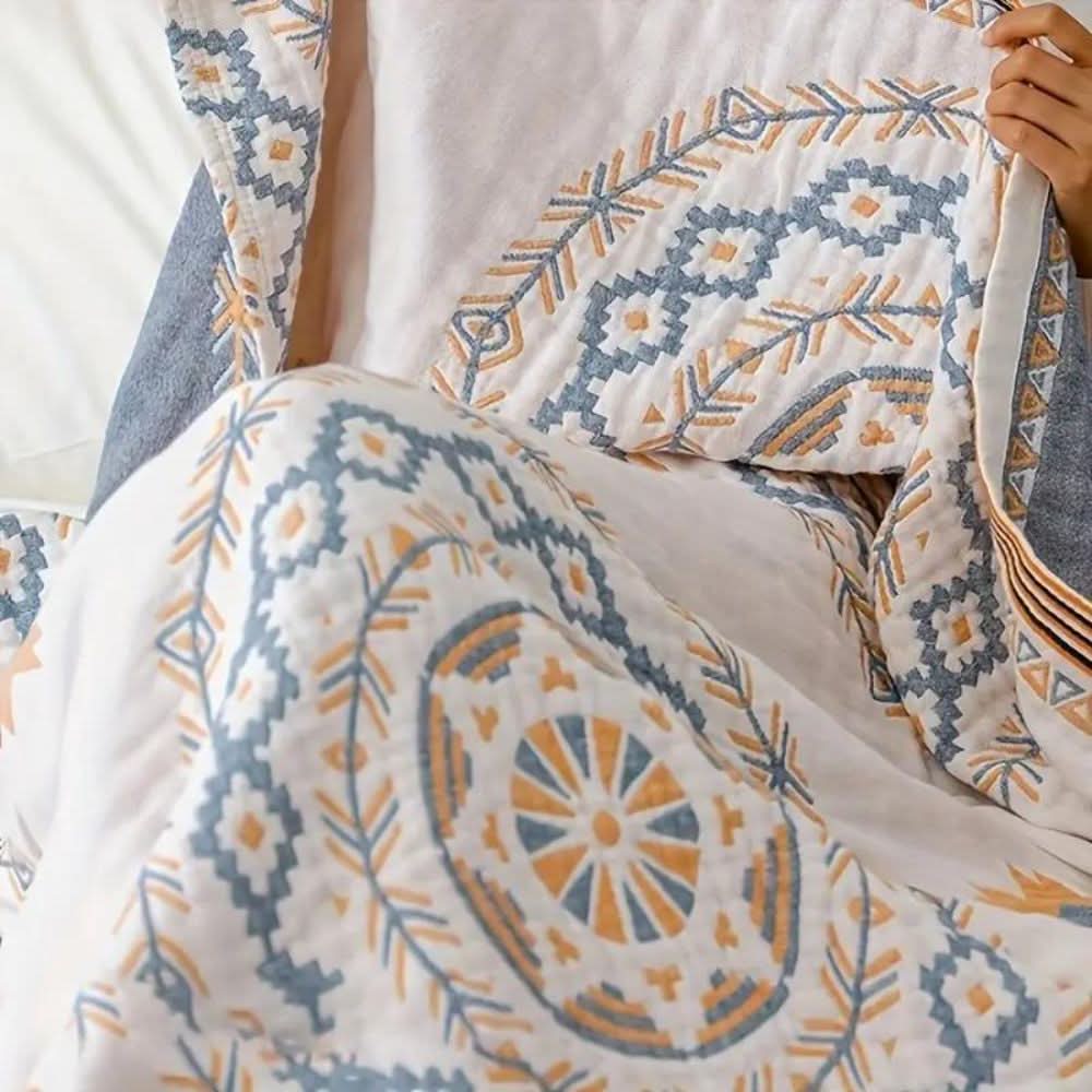 | Baumwolldecke mit Mandala-Muster für Innen- und Außenbereich