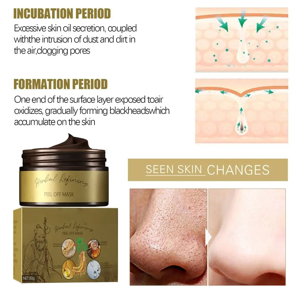| Schwarzer Tee Gesicht Peel-off Maske