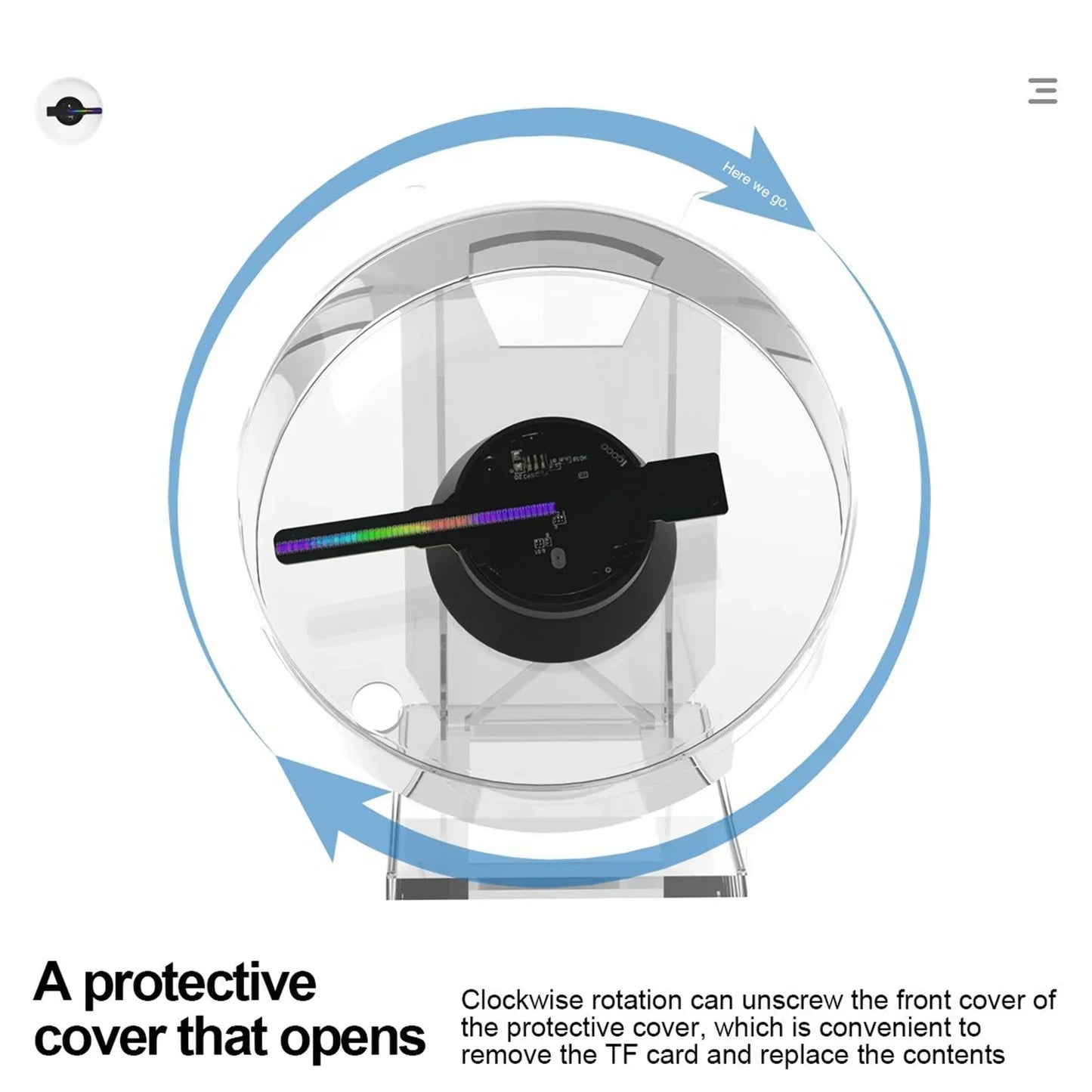 | Mini 3D holographischer Projektor