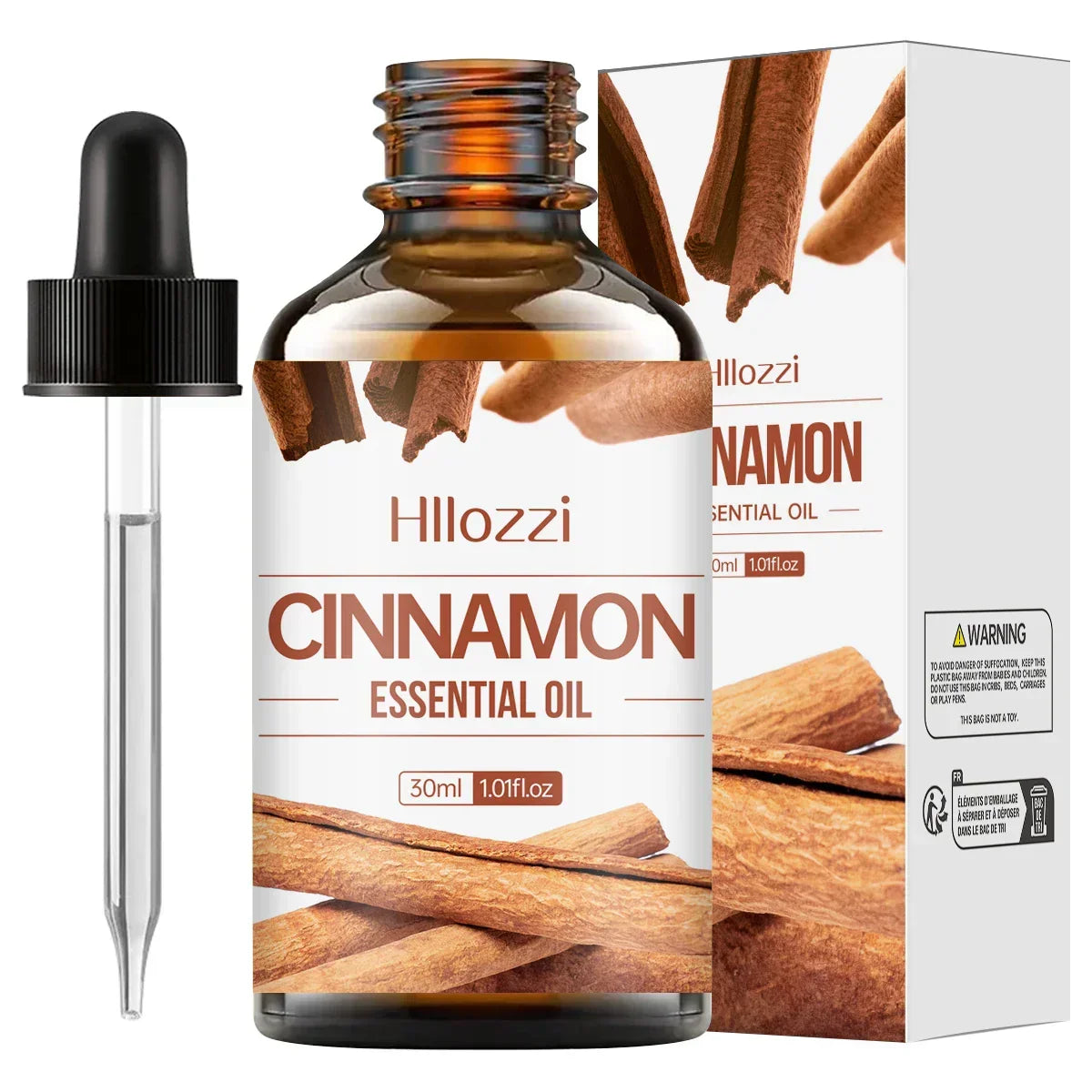 Zimt ätherisches Öl, 100% rein, Aromatherapie, Diffuser & Massage