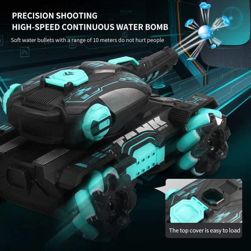 | Gesture and Remote Control Tank Vehicle Toy