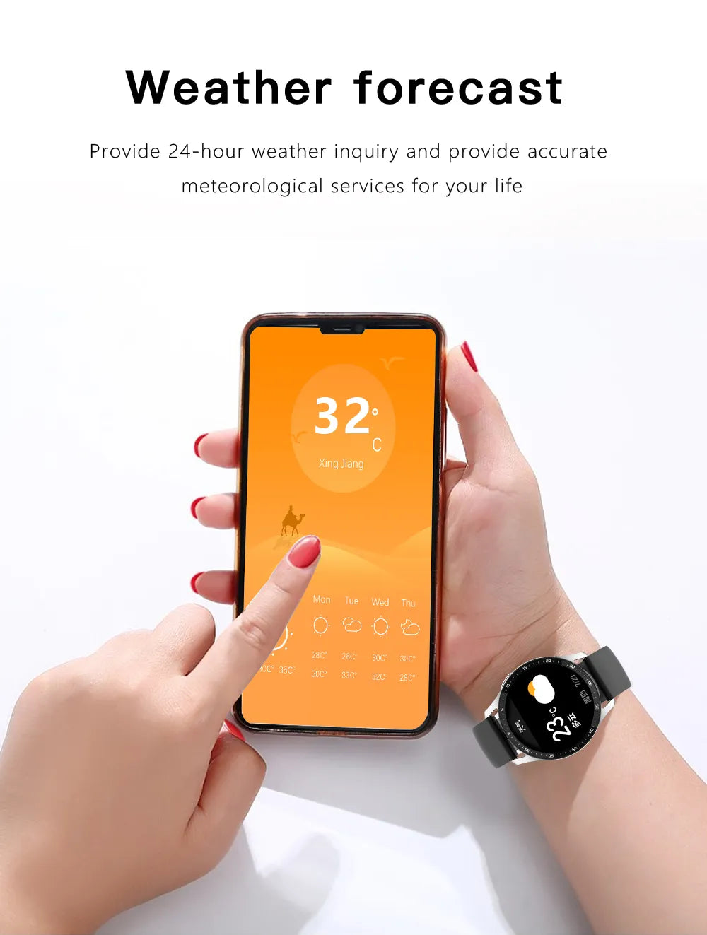 | Zwei in Eins Smartwatch mit Bluetooth-Ohrhörern
