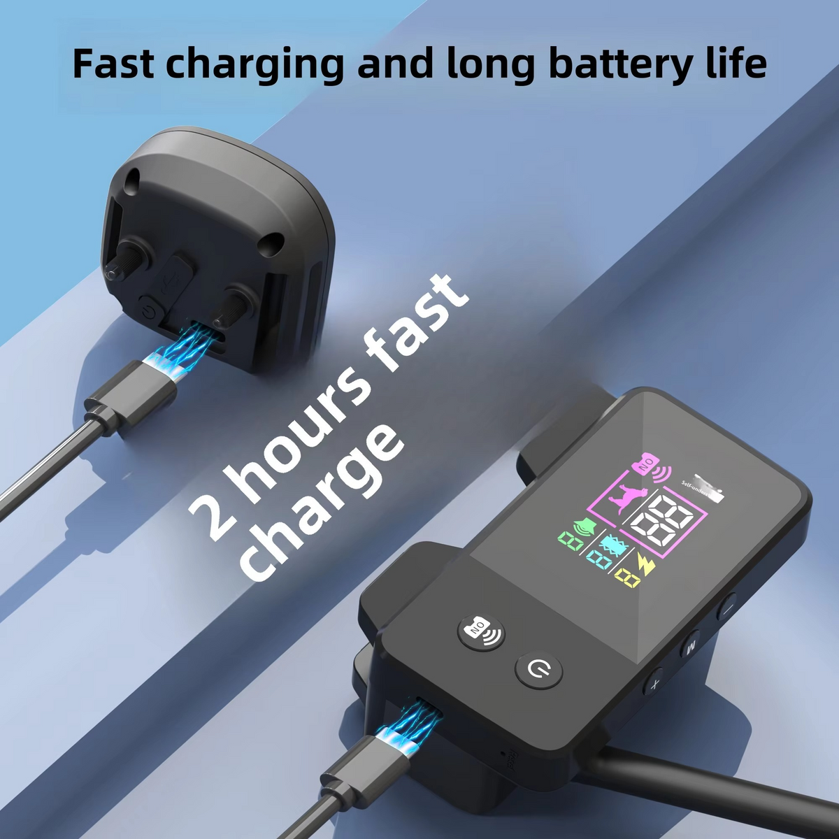 | Ultimatives Sicherheits 1.574,8 Fuß Wireless Hundezaun-System mit wiederaufladbarem, wasserdichtem Halsband