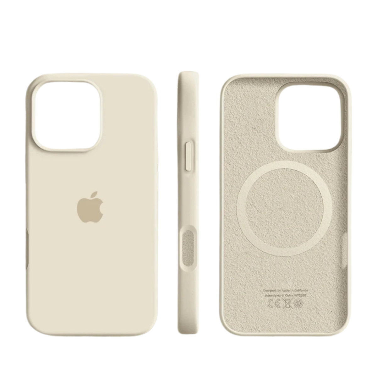 | MagSafe-kompatible Silikonhülle mit Soft-Touch Oberfläche für iPhone