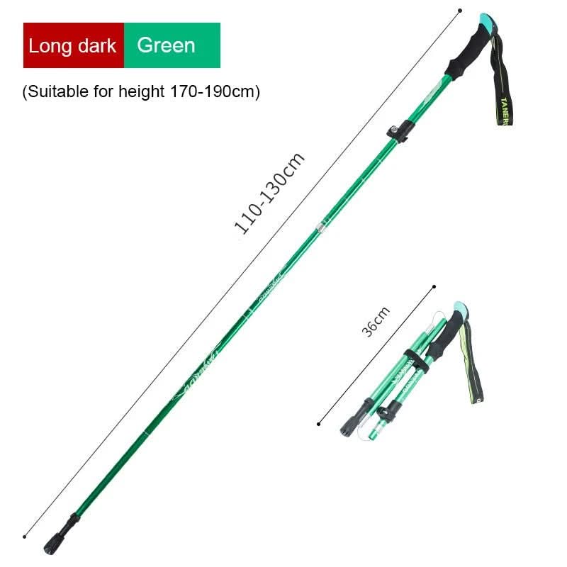 | Ultraleichte 5-teilige teleskopische Trekkingstöcke für Berg- und Wandertouren