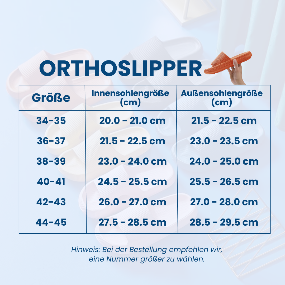 Orthoslipper - das Original für Schwangerschaft & Nachgeburt
