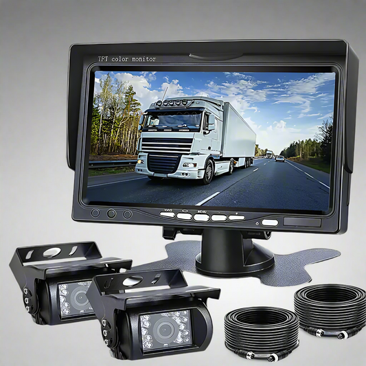 LKW Rückfahrkamera mit Nachtsicht, Monitor, Sicherheitsanzeige