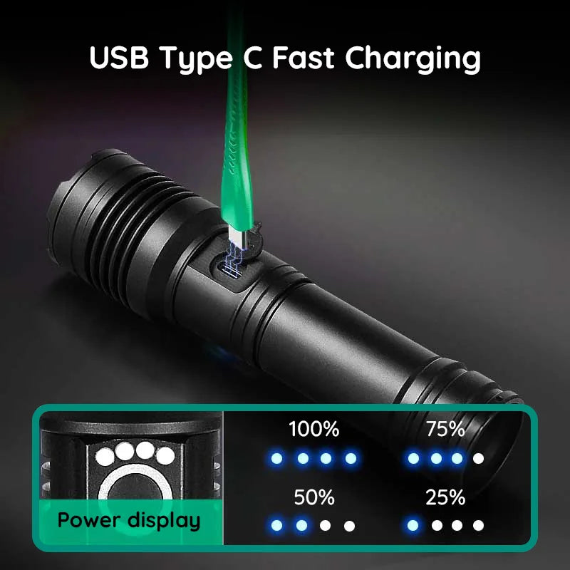 | USB leistungsstarker Taschenlampe