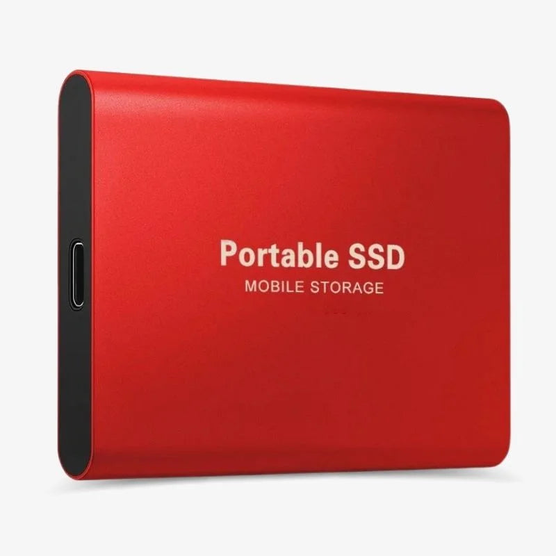 Externe SSD Aluminium, tragbarer Speicher, High-Speed Datenübertragung