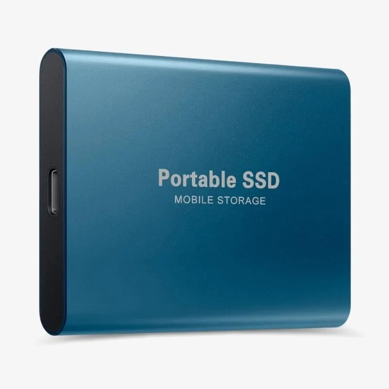 Externe SSD Aluminium, tragbarer Speicher, High-Speed Datenübertragung