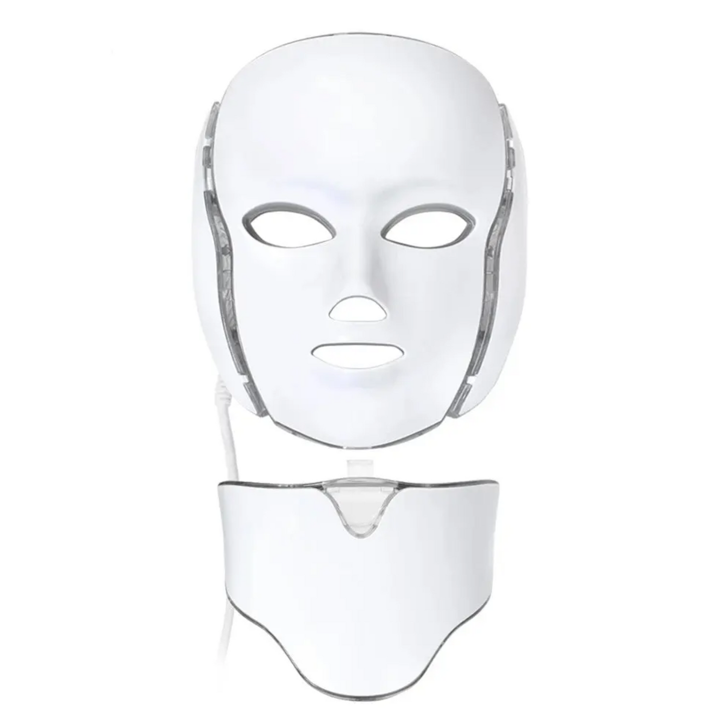 | 7 Farben LED Photon Lichttherapie Maske - Gesichts- und Halsbehandlung