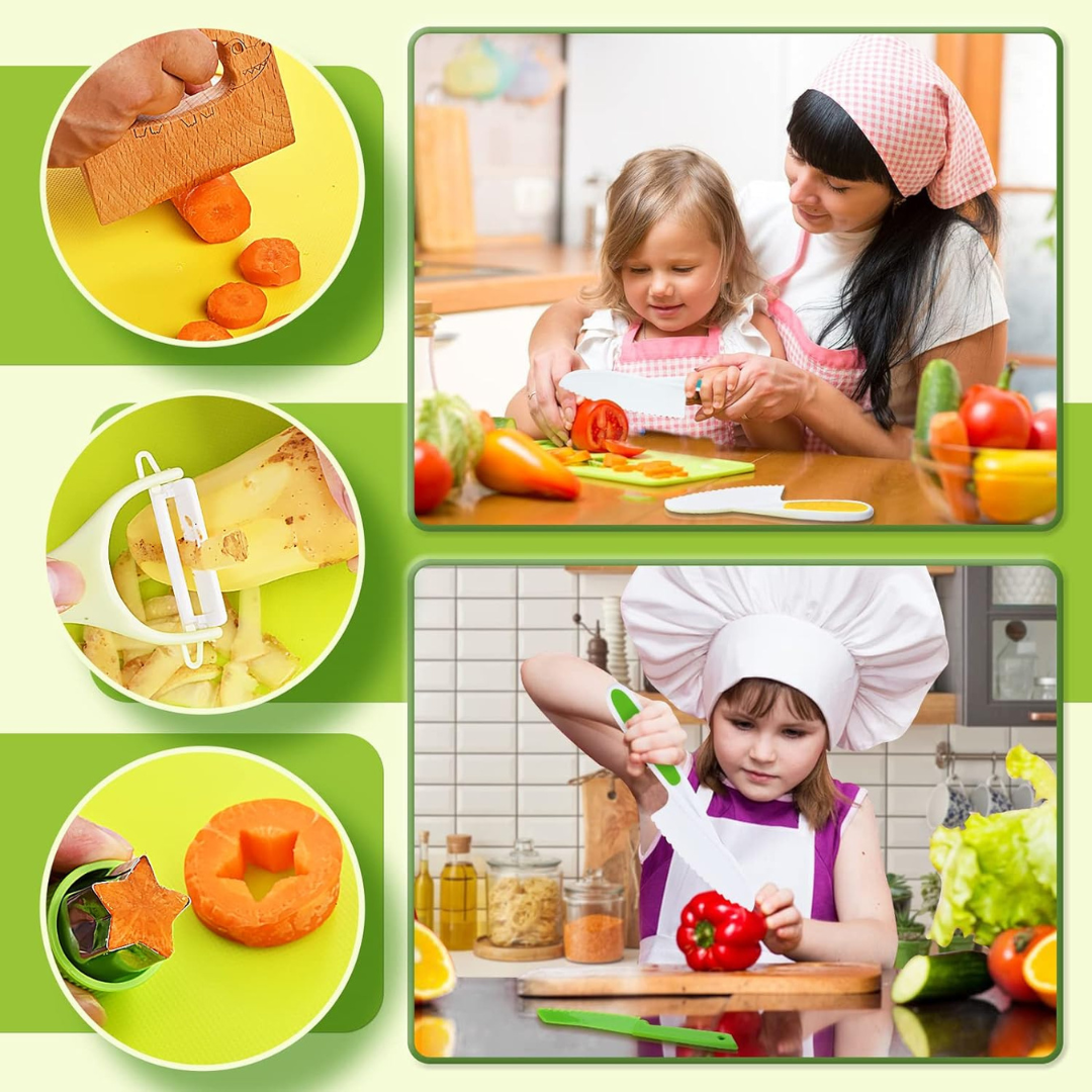 Kindersicheres Küchenset nach Montessori - Sicheres Kochen für Kinder