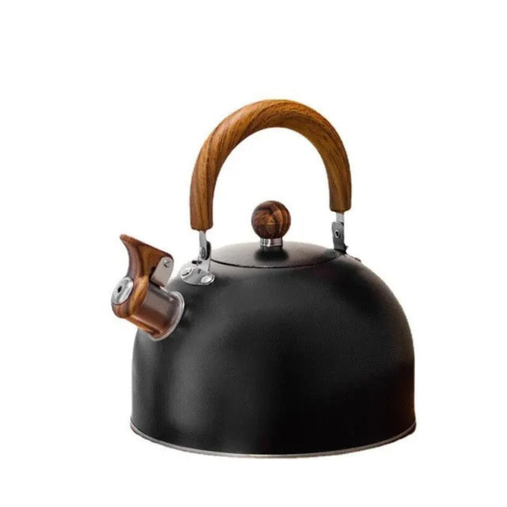 | Velvettle Edelstahl Pfeifkessel – Elegantes Design, Schnelles Kochen & Induktionskompatibel (3L)