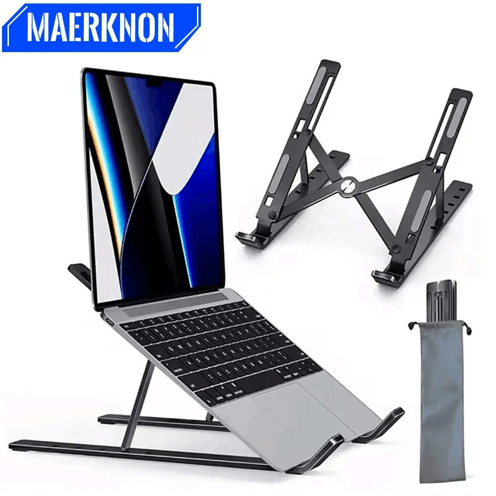 Ergolyft – Verstellbarer Laptop-Ständer 10–15 Zoll für Zuhause und unterwegs