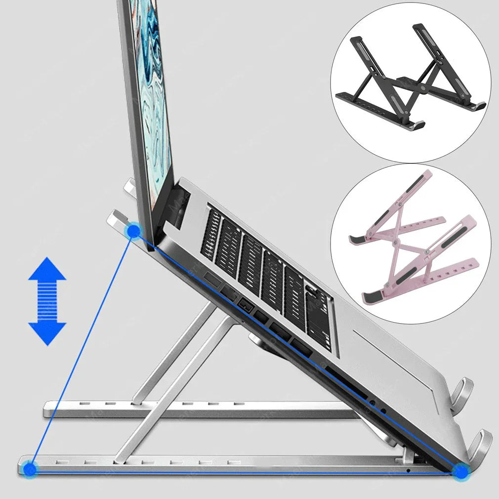 Ergolyft – Verstellbarer Laptop-Ständer 10–15 Zoll für Zuhause und unterwegs