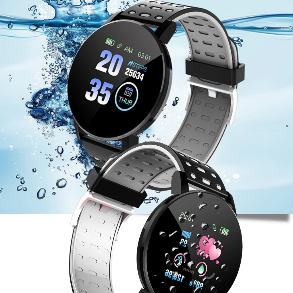 Smartwatch wasserdicht, Fitness Tracker, Aktivitätsüberwachung
