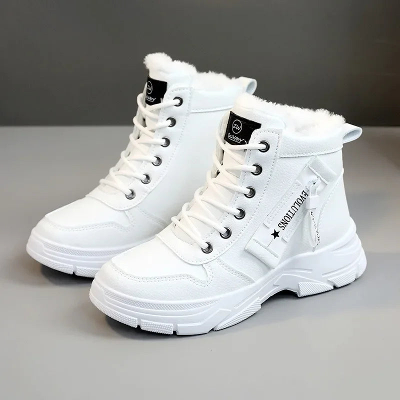 Nordessa – Damen Winterstiefel wasserdicht mit warmem Futter und Plattform