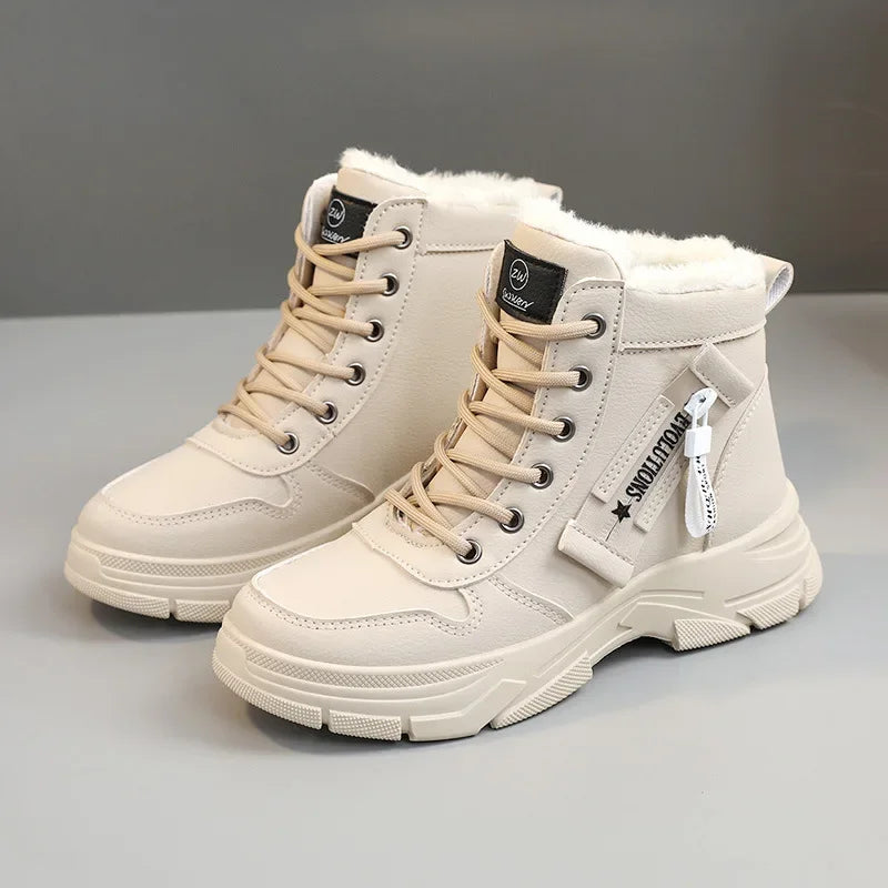 Nordessa – Damen Winterstiefel wasserdicht mit warmem Futter und Plattform
