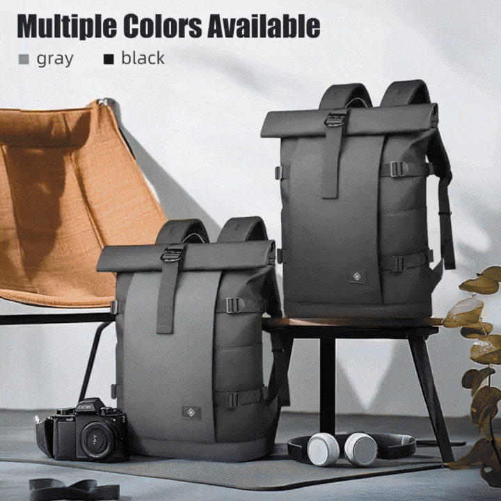 | Erweiterbarer Outdoor-Rucksack mit großem Volumen & Laptopfach