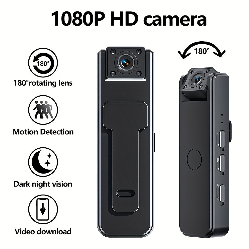 Mini Kamera mit Clip, tragbar, für Videoaufnahmen