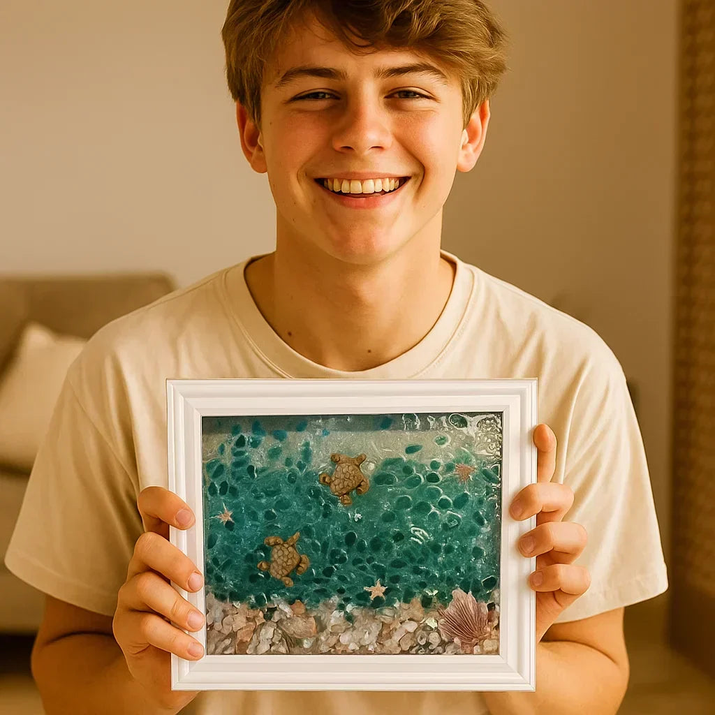 Meer Glas Kunst Set zum Selber Machen