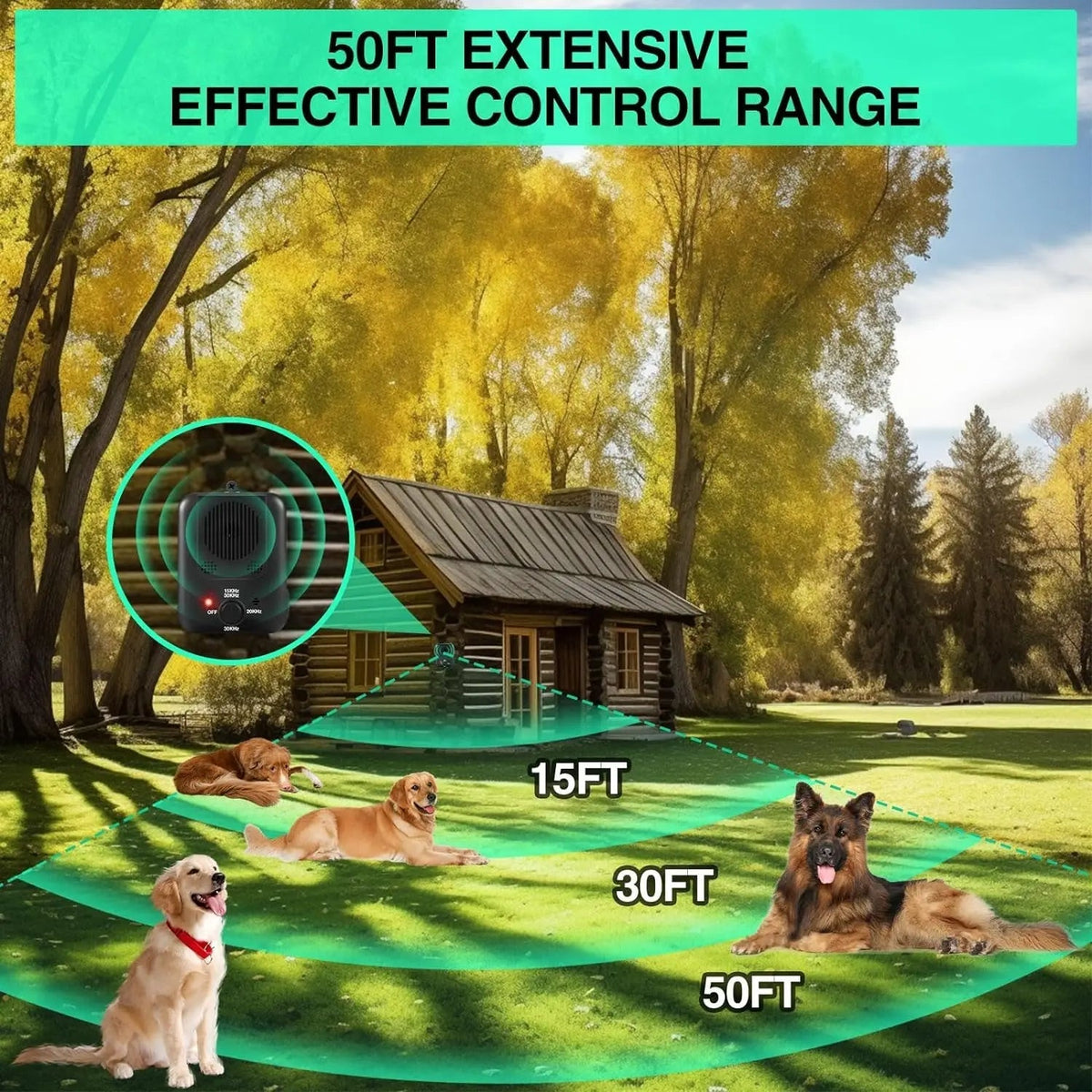 | Ultrasonic Hundebellen Stopper
