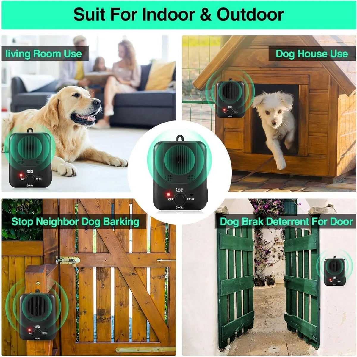 | Ultrasonic Hundebellen Stopper