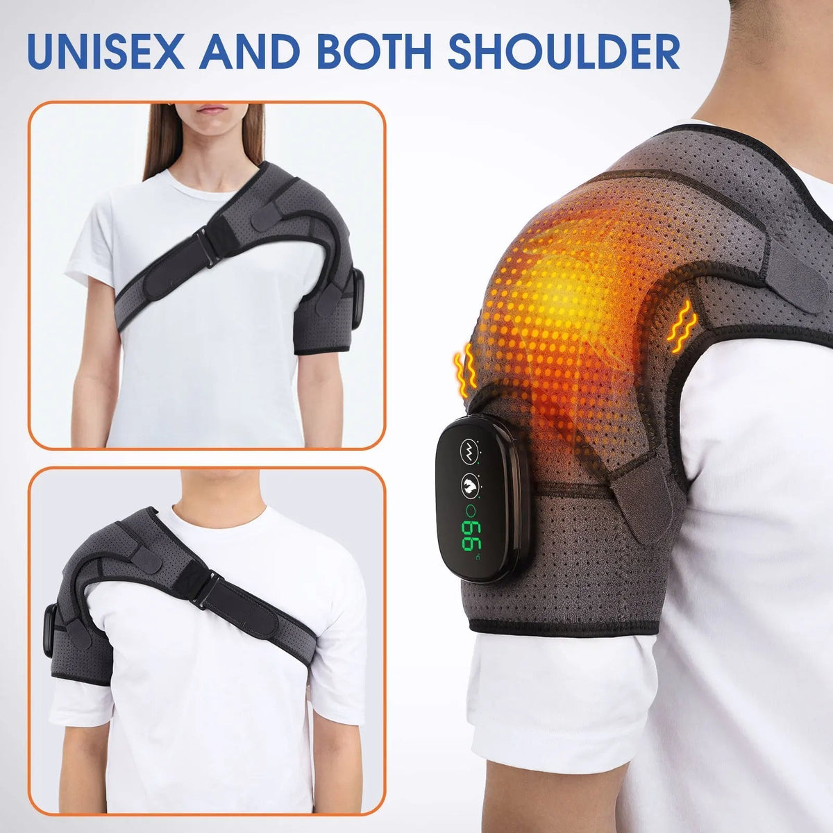 | Schultermassagegerät mit Wärme- und Vibrationsmassage