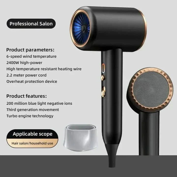 | Ion-Technologie & Stilvolles Design für alle Haartypen