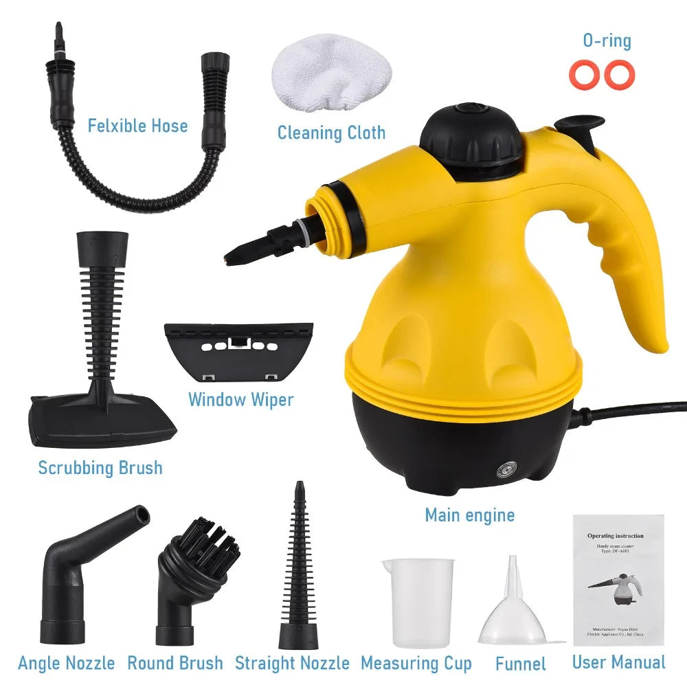 | Handheld Dampfreiniger – Hochtemperatur Teppich- & Fahrzeug-Dampfreiniger