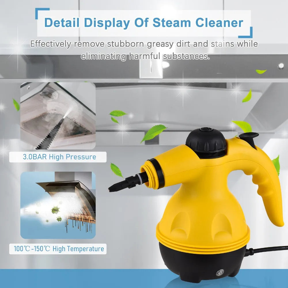 | Handheld Dampfreiniger – Hochtemperatur Teppich- & Fahrzeug-Dampfreiniger